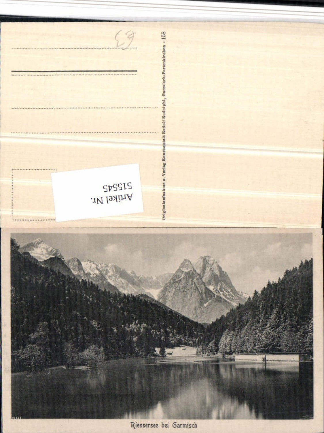 515545,Riessersee See b. Garmisch Bergkulisse