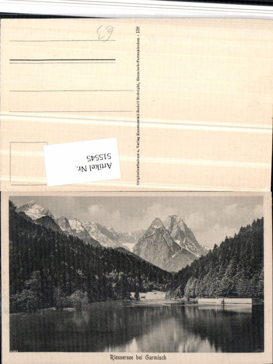 515545,Riessersee See b. Garmisch Bergkulisse