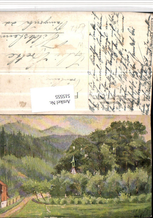 515555,Künstler AK F. Vogel Kapelle b. Eichenkrug Hamburg