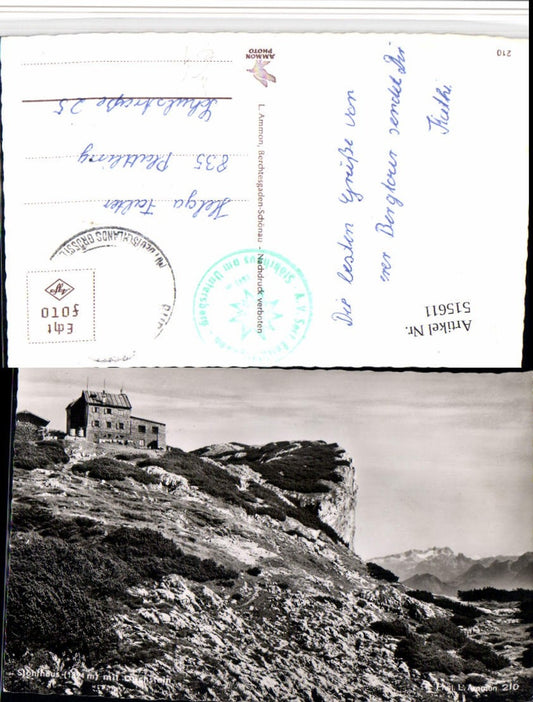 515611,Stöhrhaus Berghütte b. Marktschellenberg m. Dachstein Bergkulisse