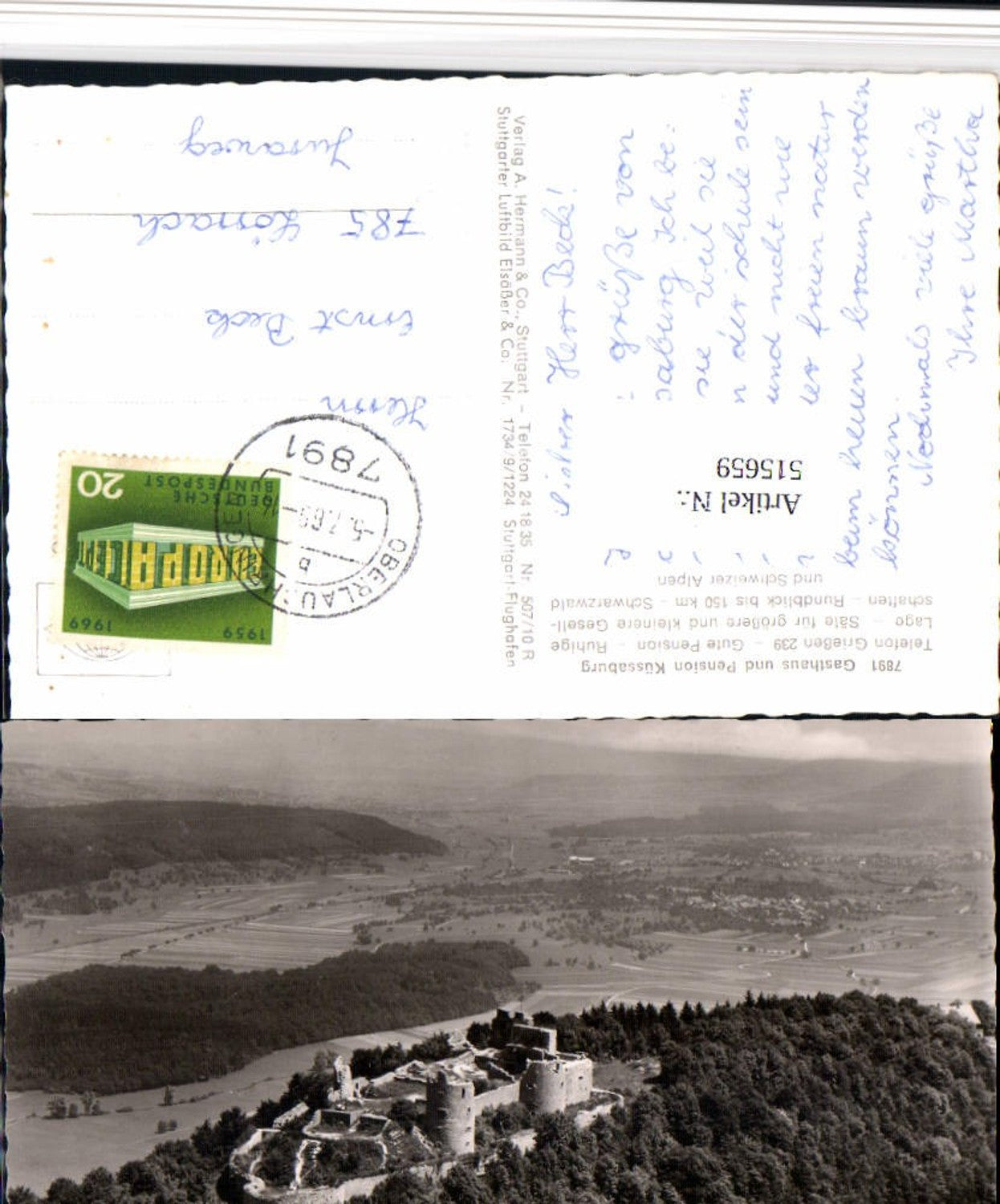 515659,Gasthaus u. Pension Küssaburg b. Küssaberg