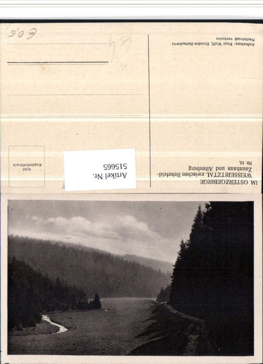515665,Osterzgebirge Weisseritztal b. Rehefeld-Zaunhaus Altenberg