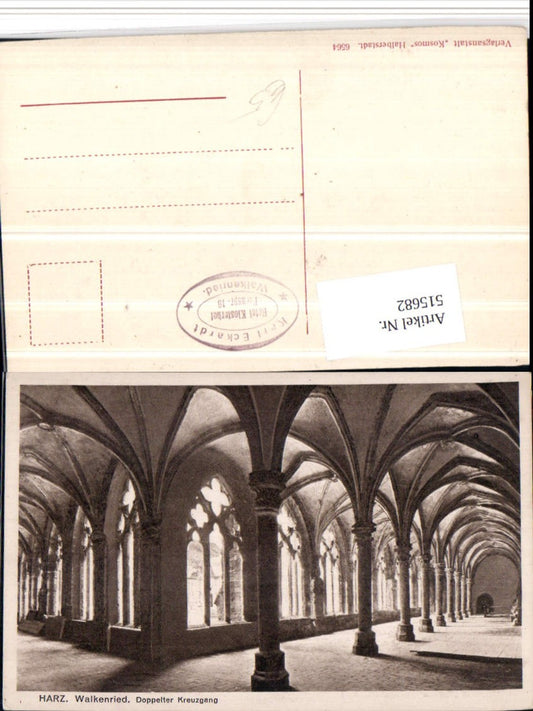 515682,Harz Walkenried Kloster Doppelter Kreuzgang Säulen