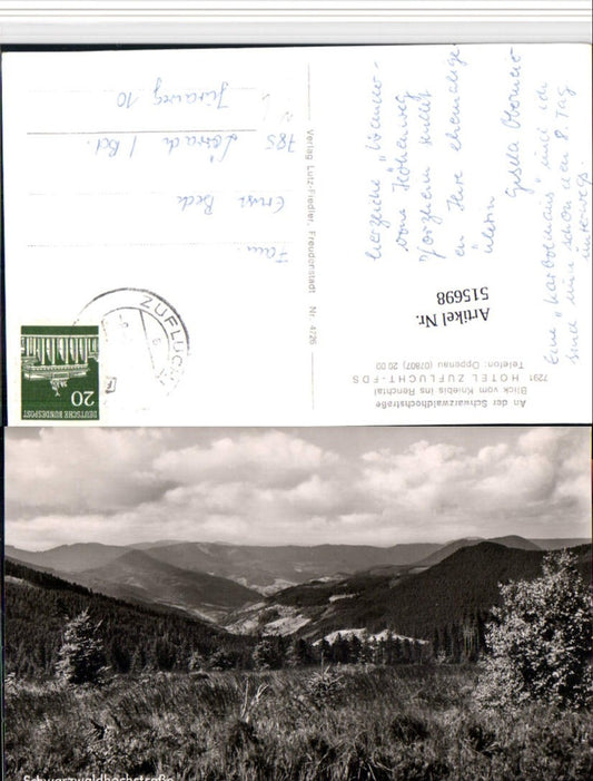 515698, Black Forest High Road near Oppenau, landscape