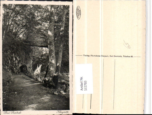 515703,Bad Bertrich Käsegrotte Wegpartie