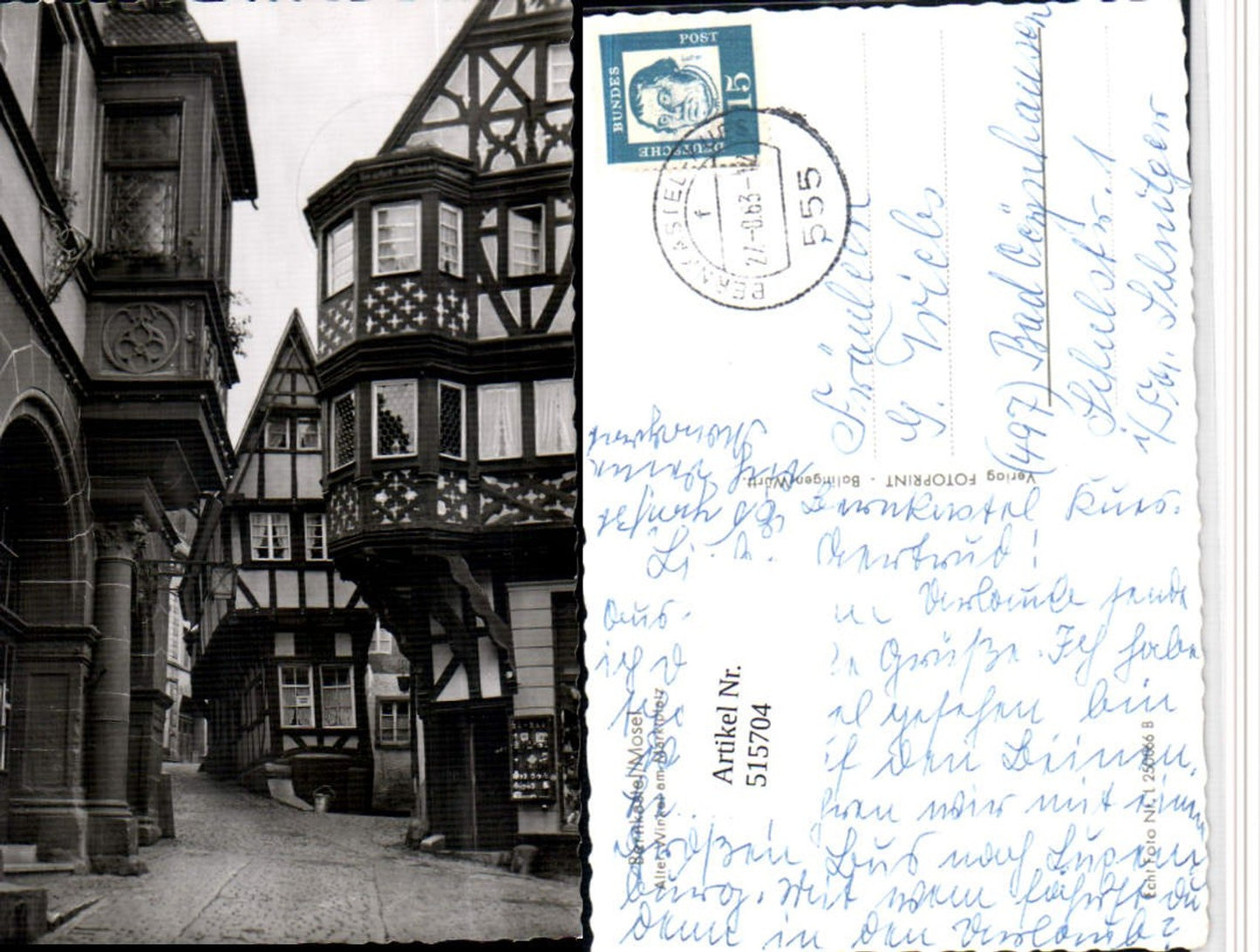 515704,Bernkastel an d. Mosel Alter Winkel am Marktplatz Erker