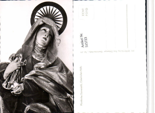 515723,Osterhofen Pfarrkirche Damenstift Statue