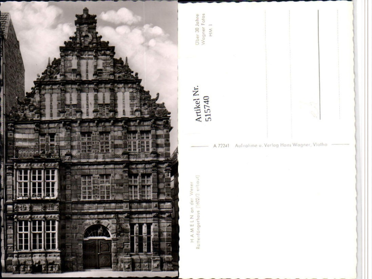 515740,Hameln an d. Weser Rattenfängerhaus Gebäude