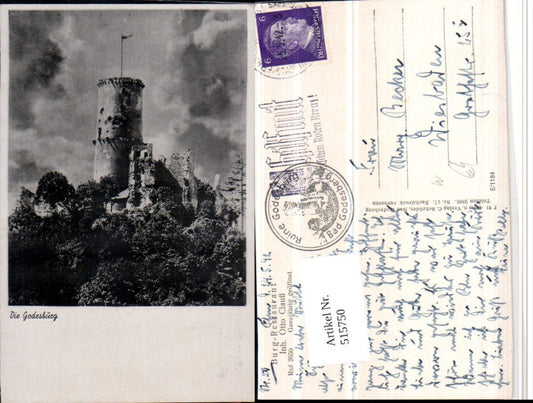 515750,Bonn am Rhein Godesburg Ruine Turm