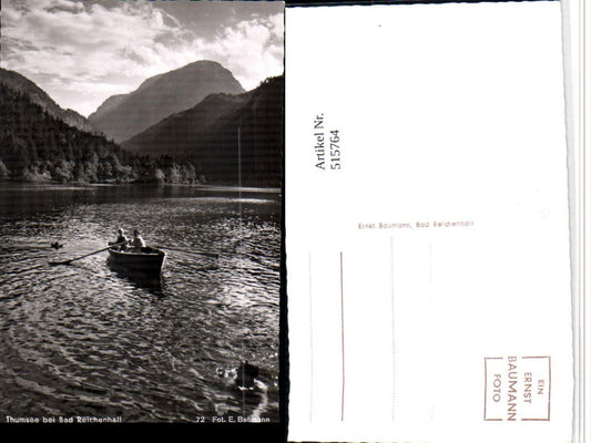 515764,Thumsee See b. Bad Reichenhall Ruderboot Boot