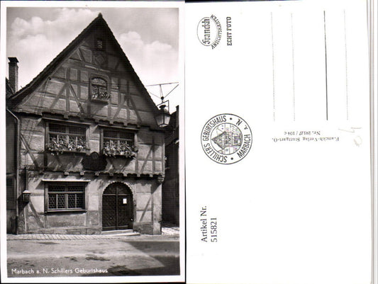 515821, Marbach am Neckar Schiller's birthplace