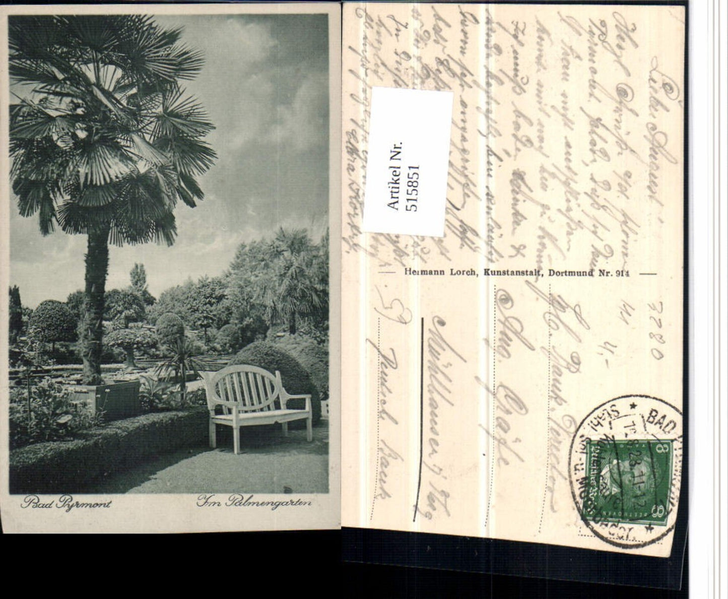 515851,Bad Pyrmont Palmengarten Palme