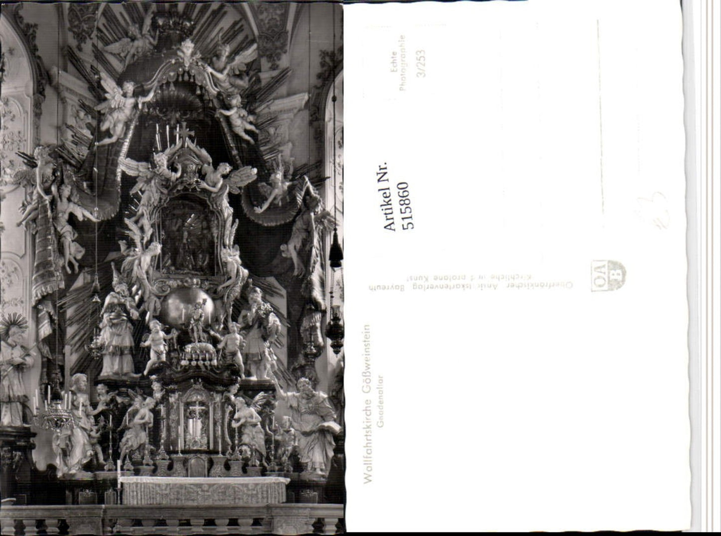 515860,Gößweinstein Wallfahrtskirche Gnadenaltar