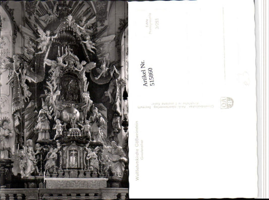515860,Gößweinstein Wallfahrtskirche Gnadenaltar