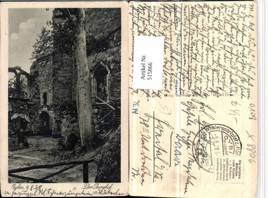 515866,Oybin Burghof Ruine