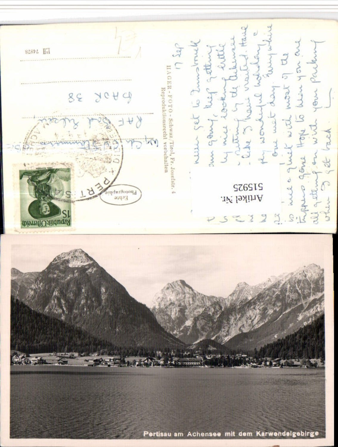 Alte Ansichtskarte – Old Postcard