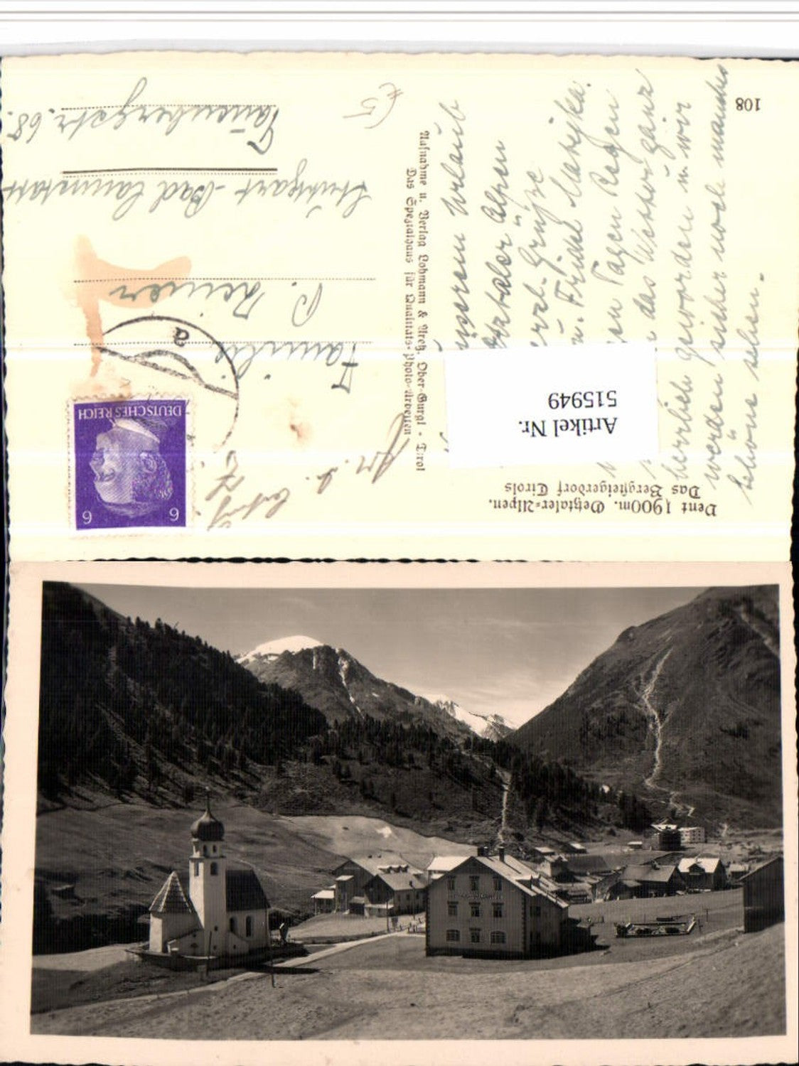 Alte Ansichtskarte – Old Postcard