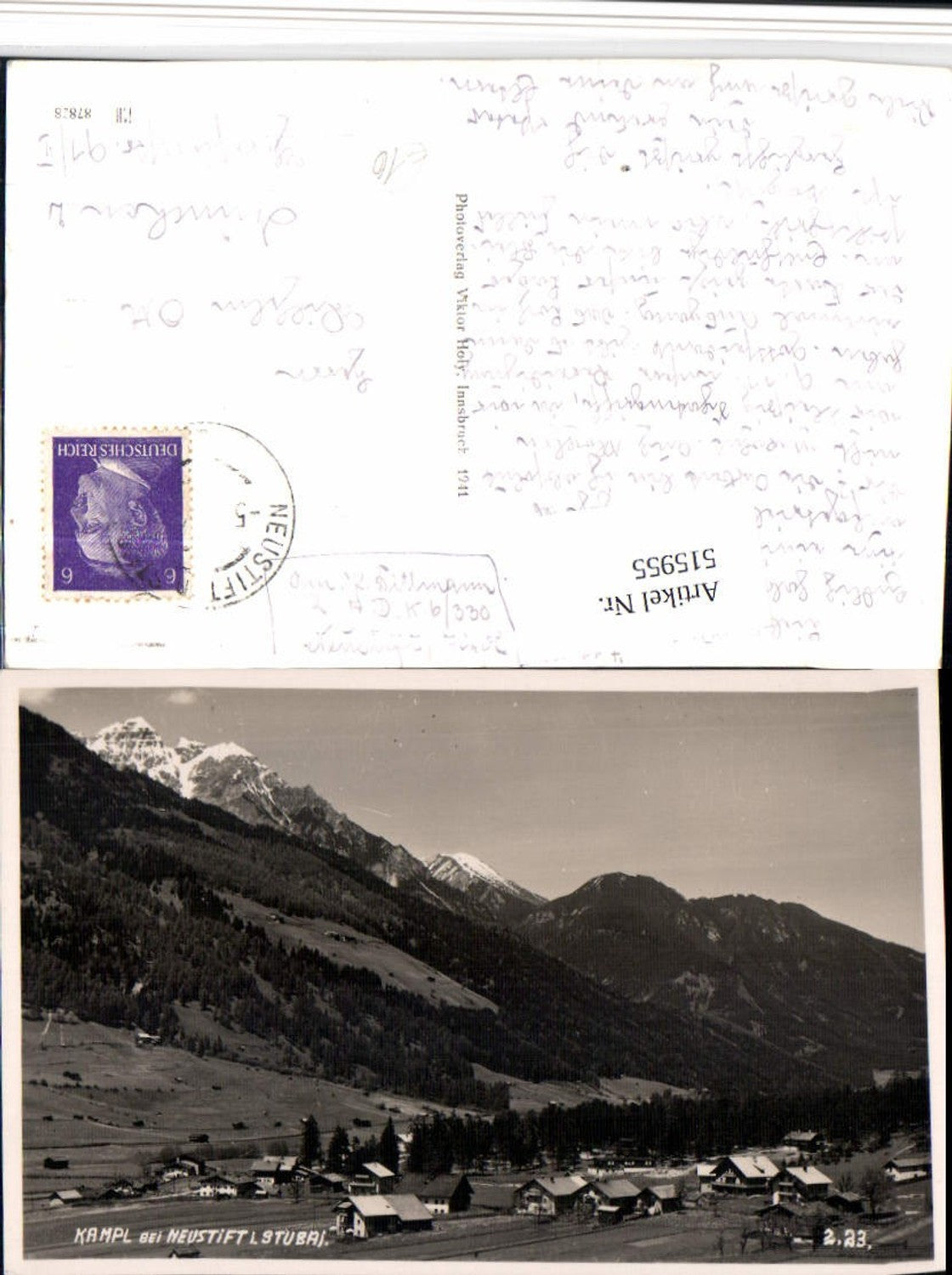 Alte Ansichtskarte – Old Postcard