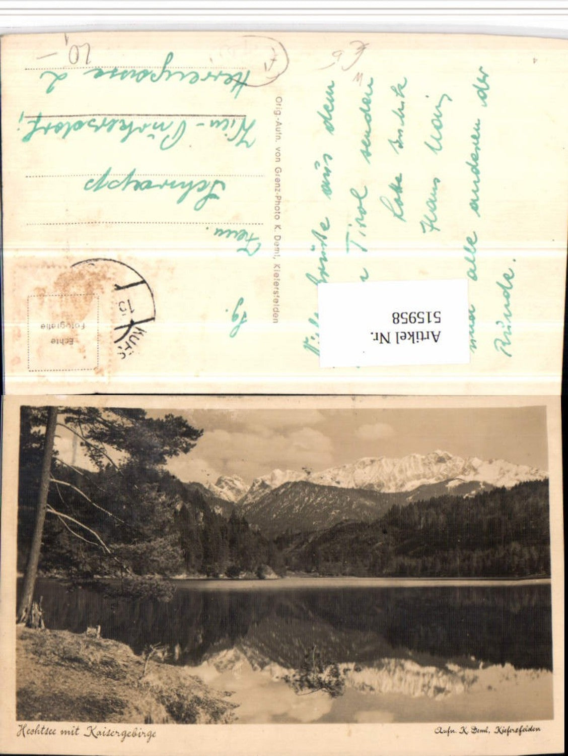 Alte Ansichtskarte – Old Postcard