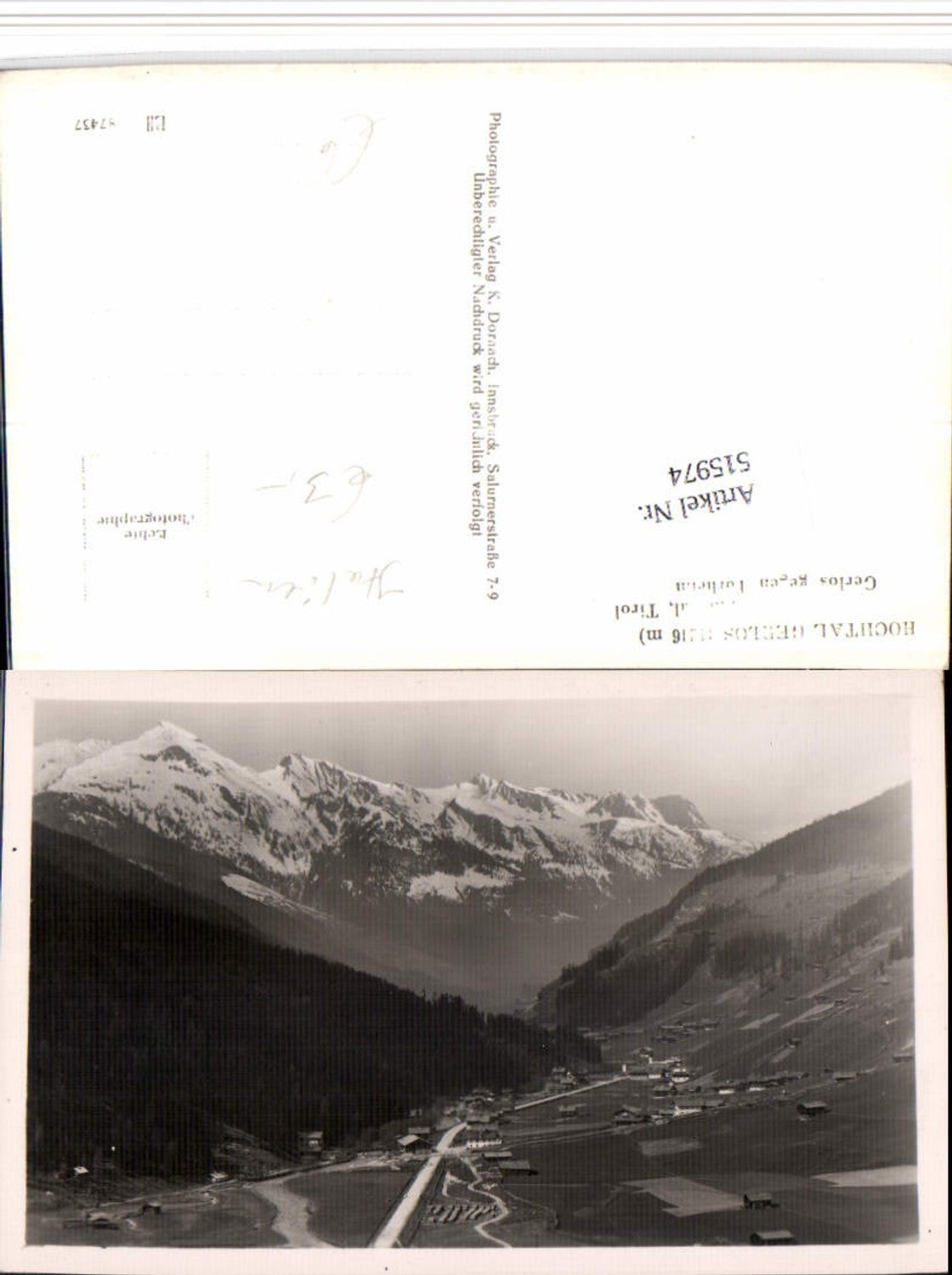 Alte Ansichtskarte – Old Postcard