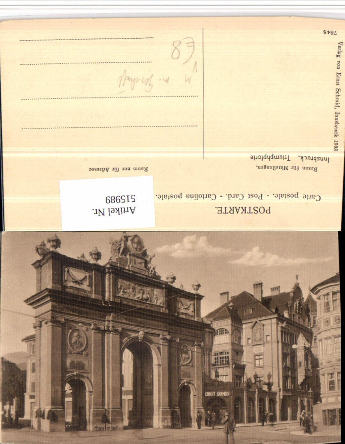 Alte Ansichtskarte – Old Postcard