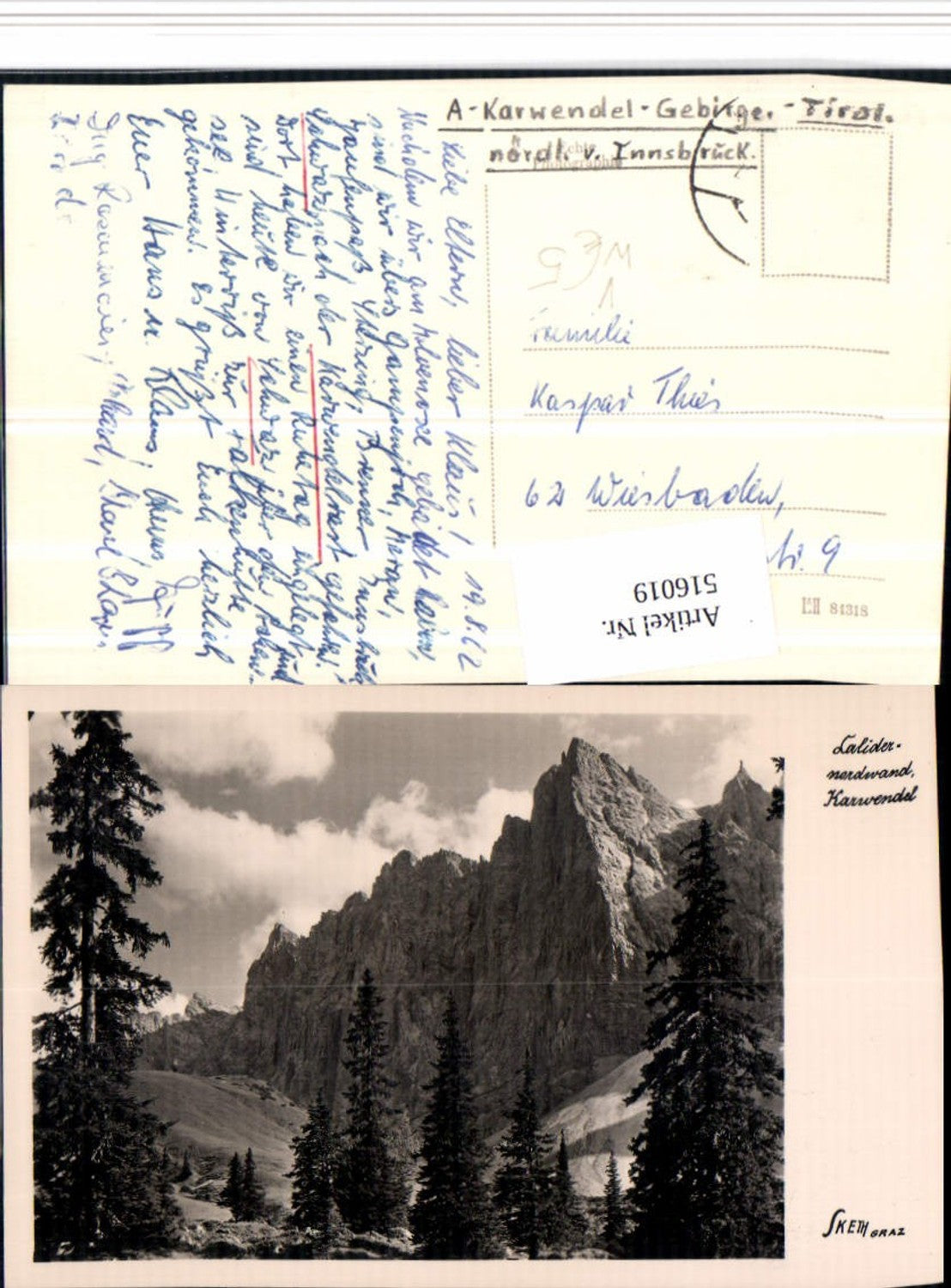 Alte Ansichtskarte – Old Postcard