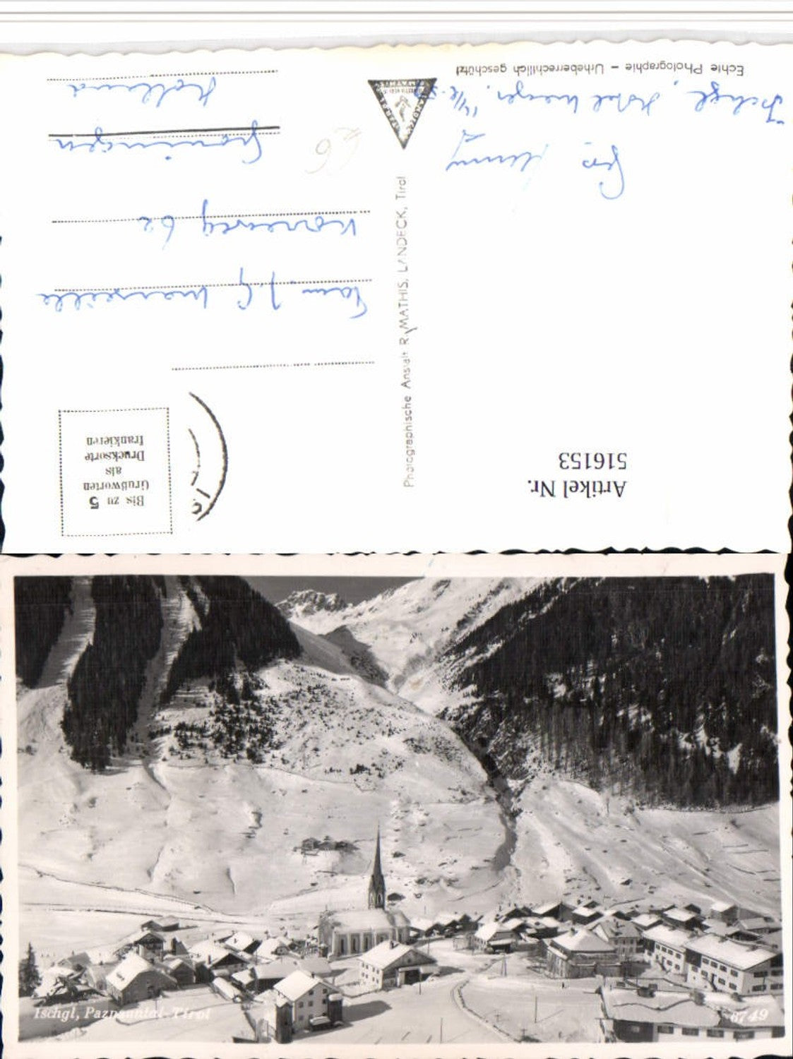 Alte Ansichtskarte – Old Postcard