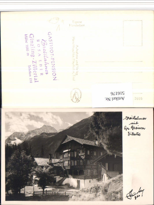 Alte Ansichtskarte – Old Postcard