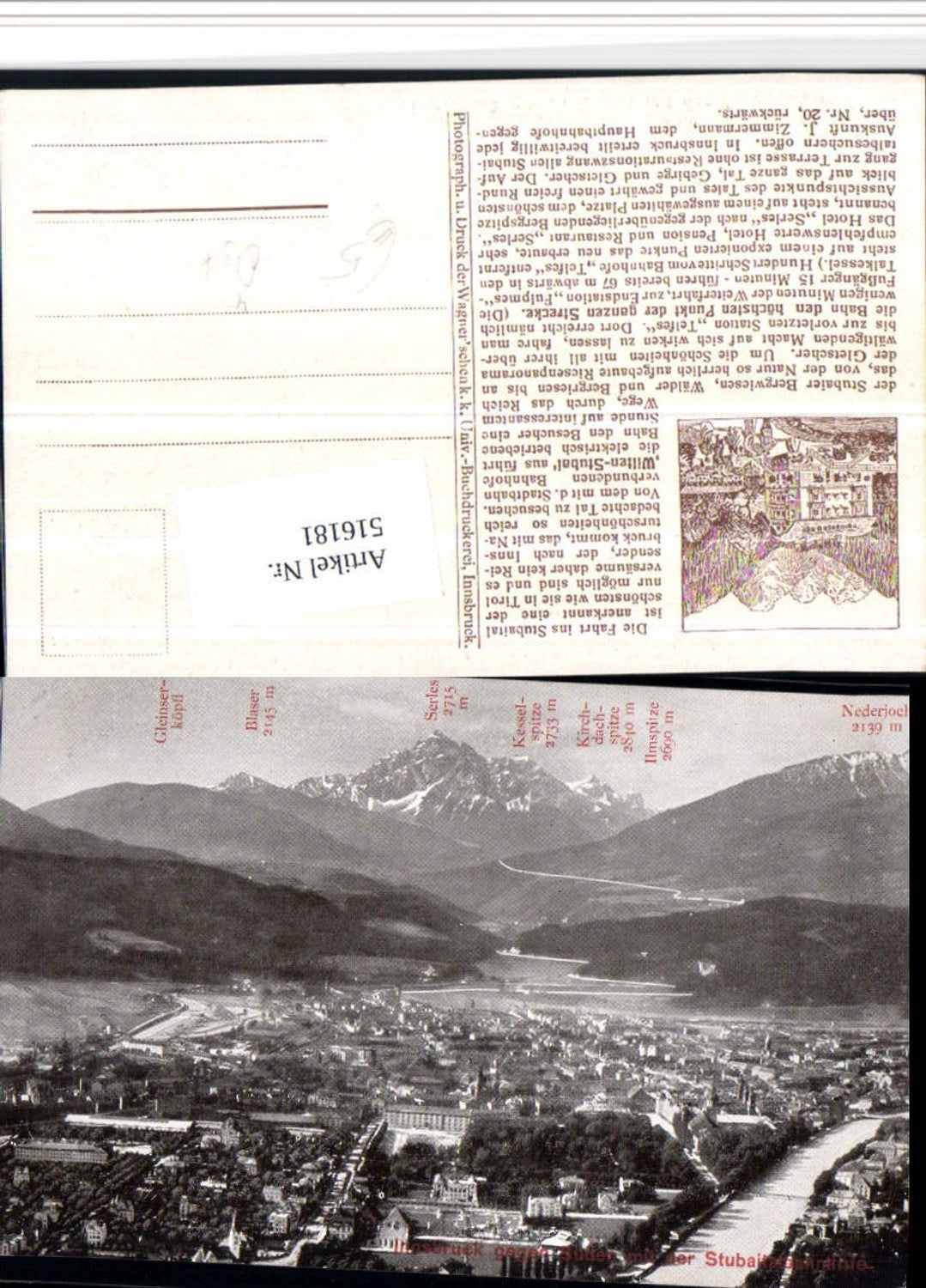 Alte Ansichtskarte – Old Postcard