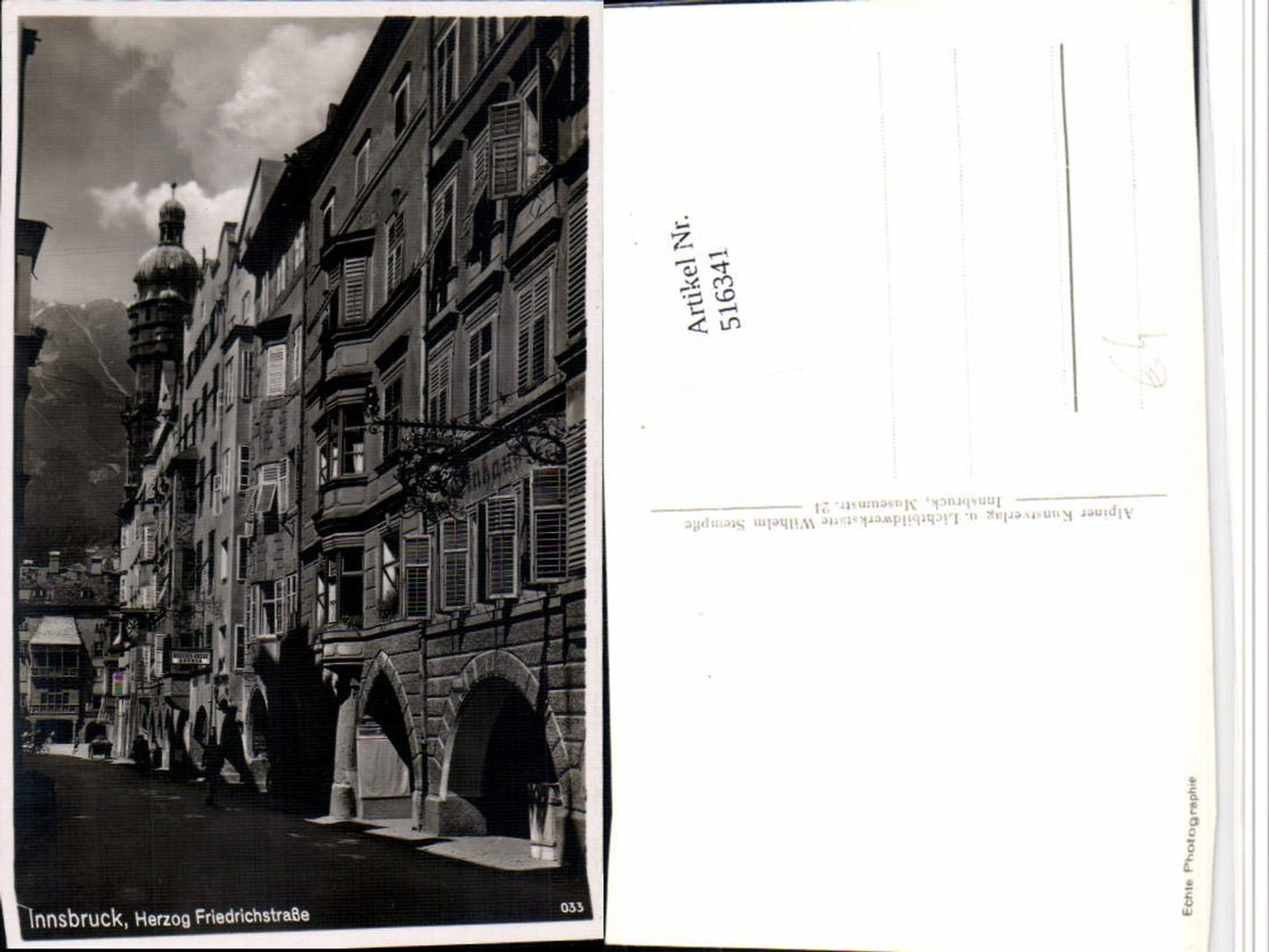 Alte Ansichtskarte – Old Postcard