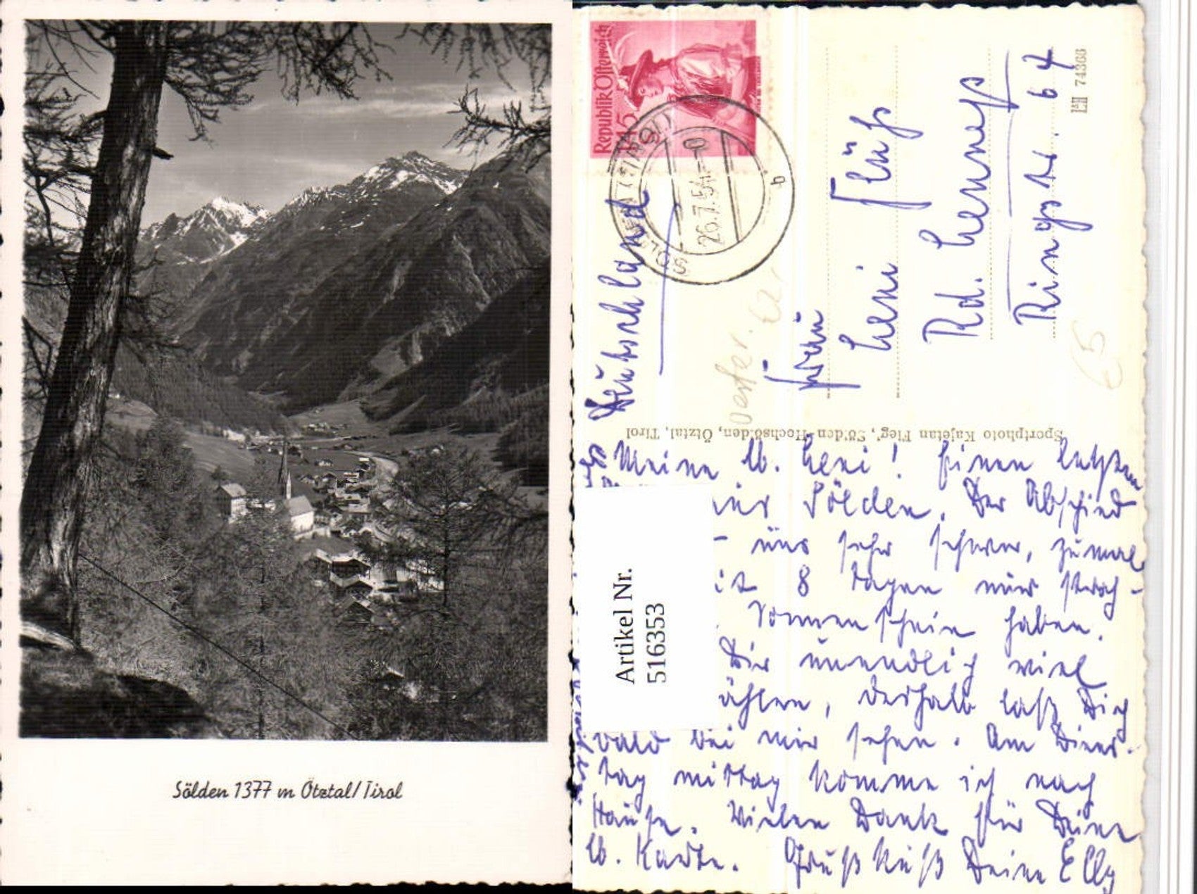 Alte Ansichtskarte – Old Postcard