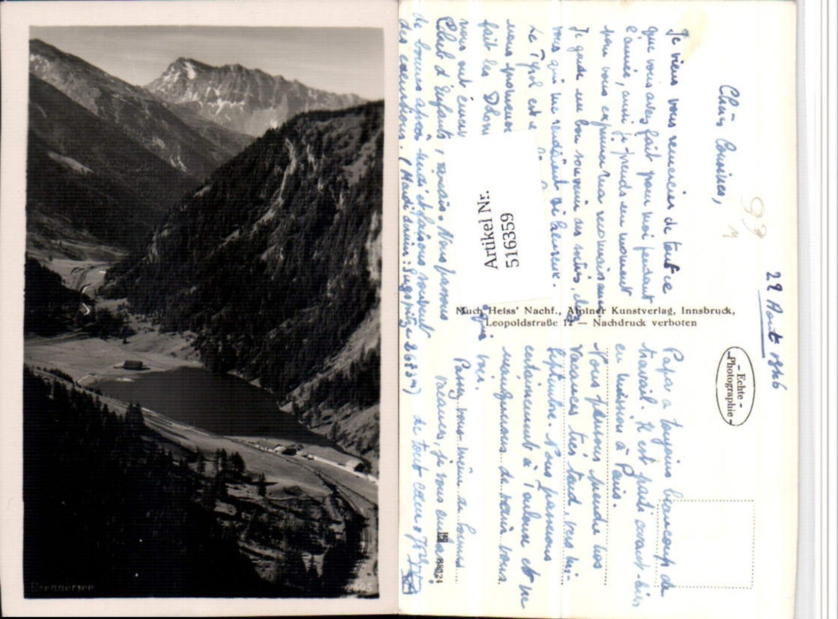 Alte Ansichtskarte – Old Postcard