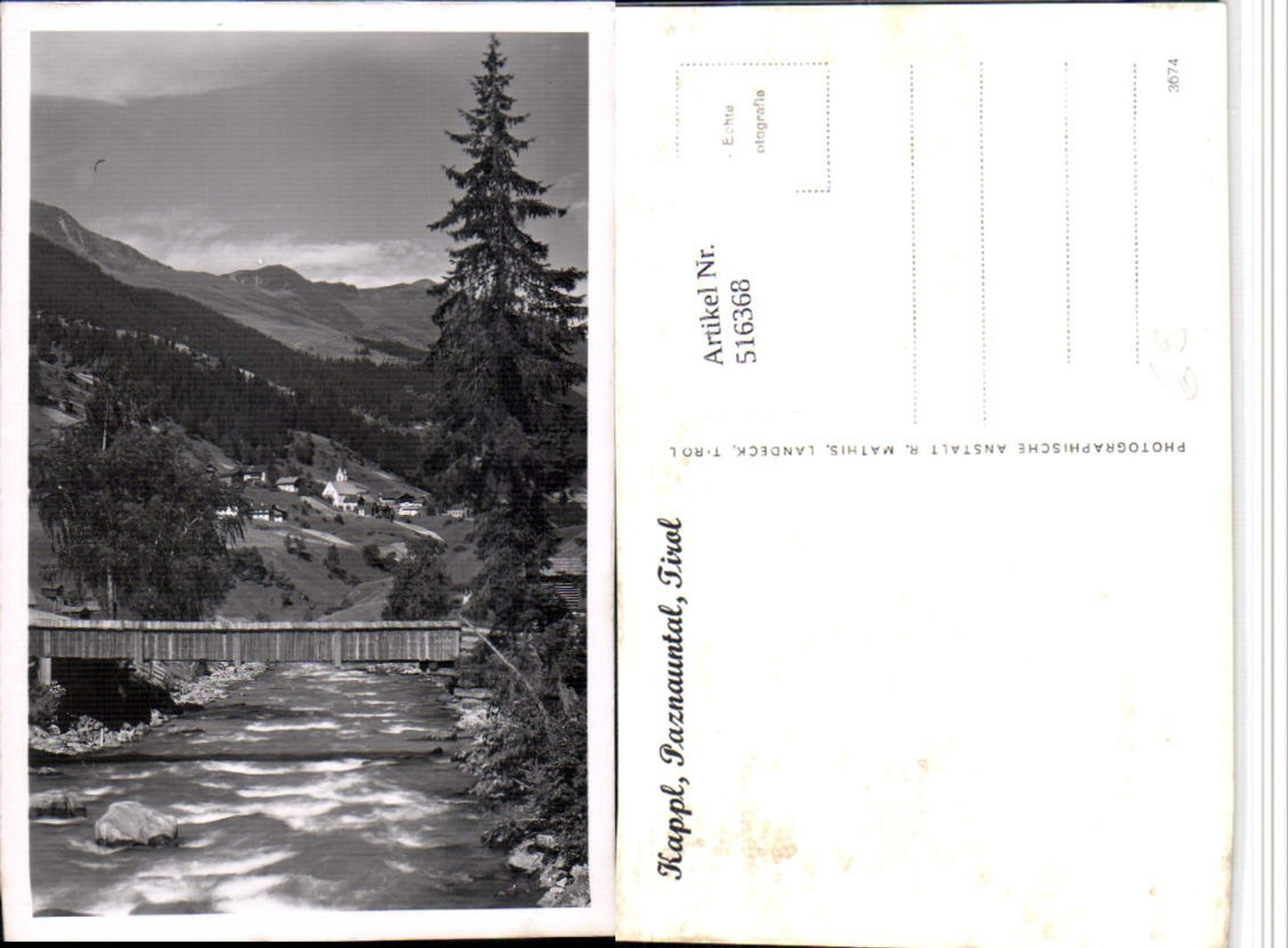 Alte Ansichtskarte – Old Postcard