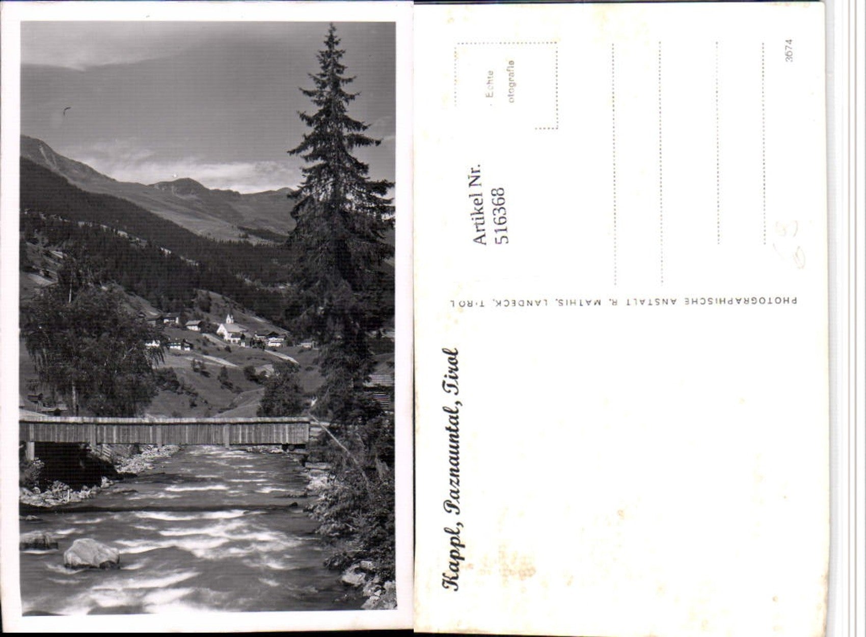 Alte Ansichtskarte – Old Postcard