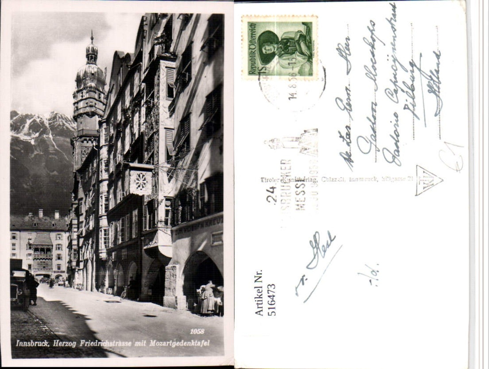 Alte Ansichtskarte – Old Postcard