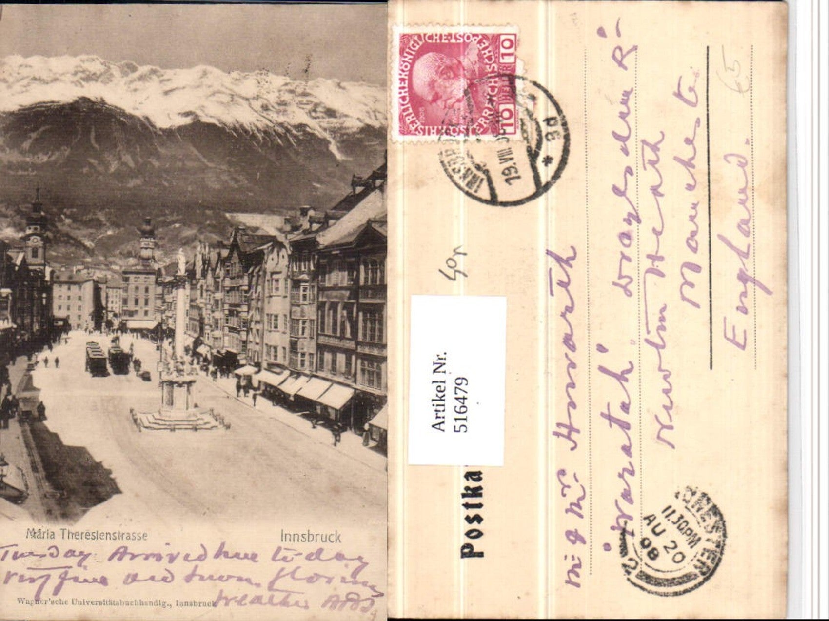 Alte Ansichtskarte – Old Postcard