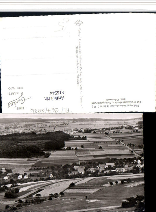 516544, View from Katzenbuckel towards Waldkatzenbach and Strümpfelbrunn