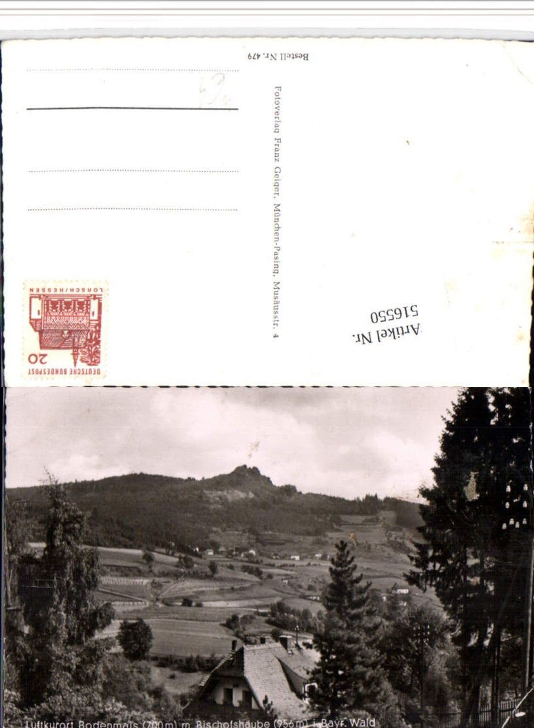 516550, Bodenmais with Bischofshaube