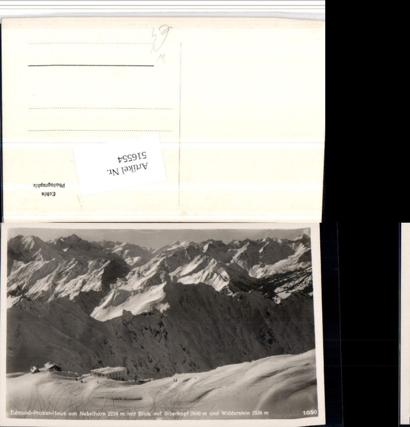 516554,Edmund-Probst-Haus Berghütte am Nebelhorn b. Oberstdorf Bergkulisse