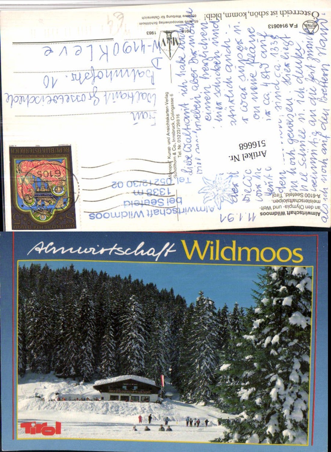 Alte Ansichtskarte – Old Postcard