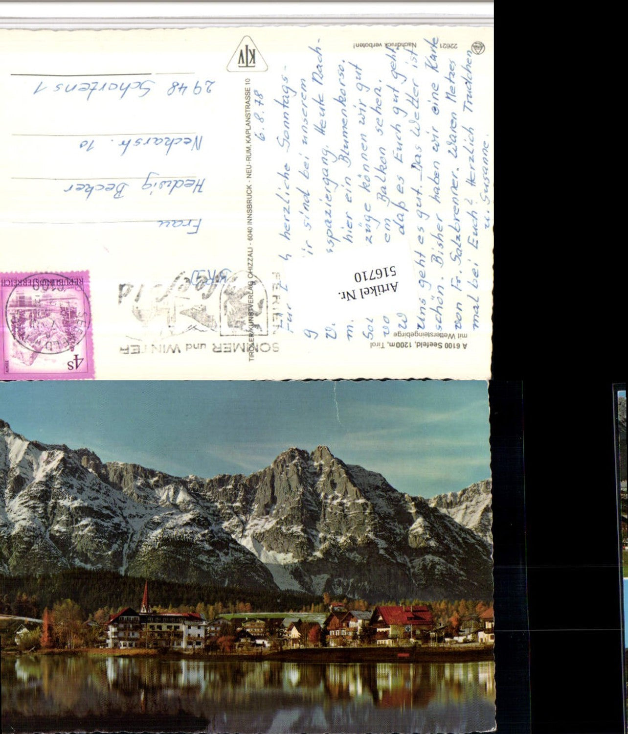 Alte Ansichtskarte – Old Postcard