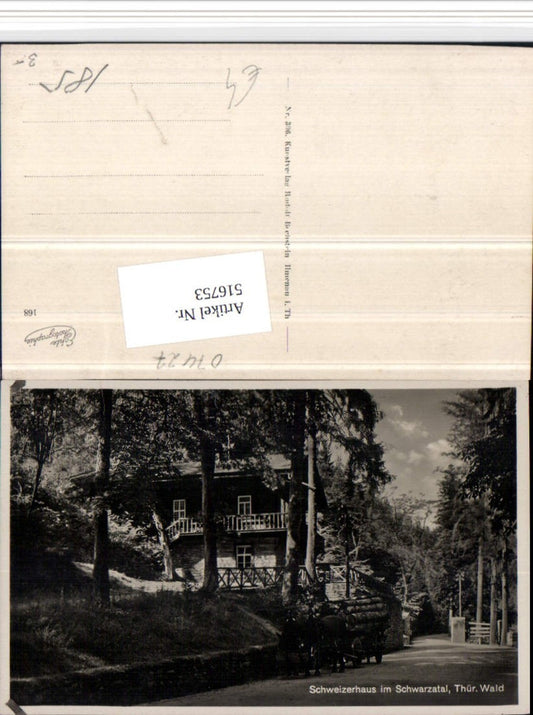 516753, Schweizerhaus im Schwarzatal b. Schwarzburg
