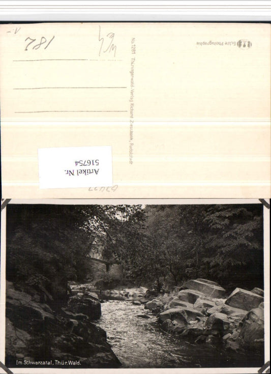 516754, Schwarzatal near Schwarzburg, river stream