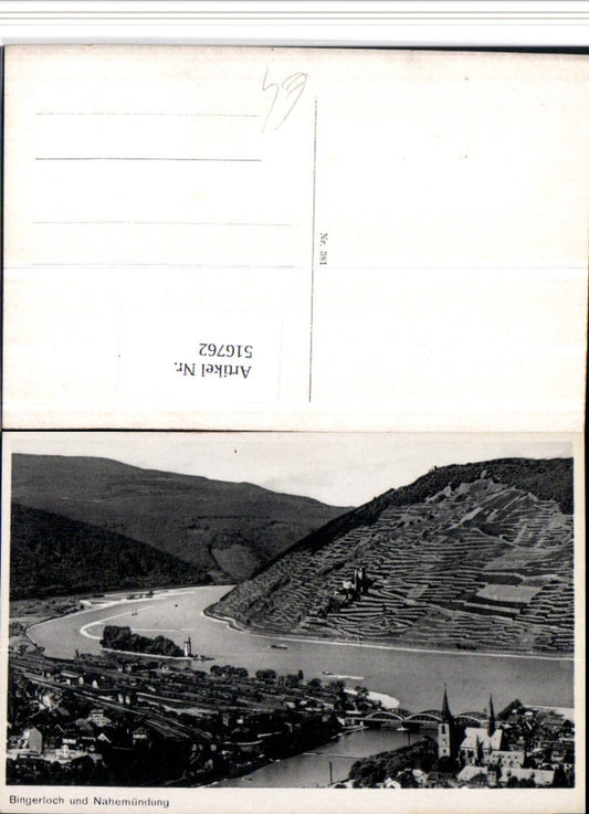 516762,Bingen am Rhein Bingerloch u. Nahemündung