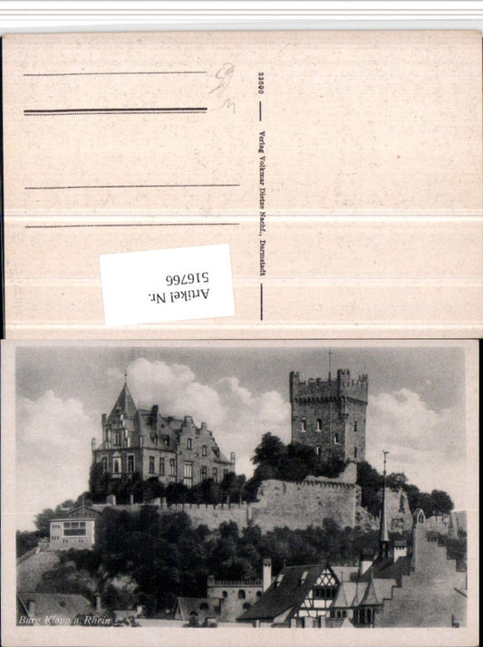 516766,Burg Klopp b. Bingen am Rhein