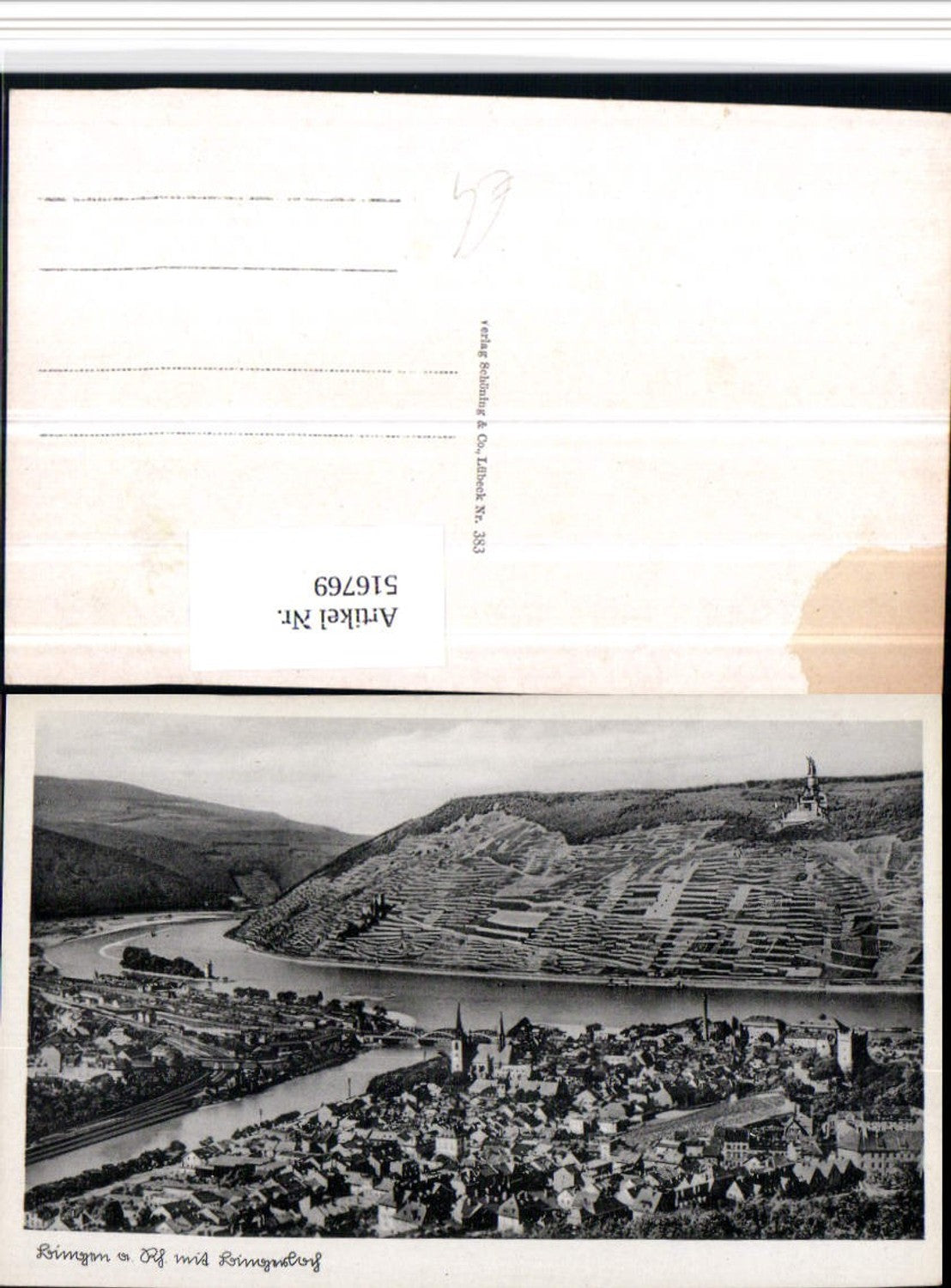 516769,Bingen am Rhein Totale m. Bingerloch