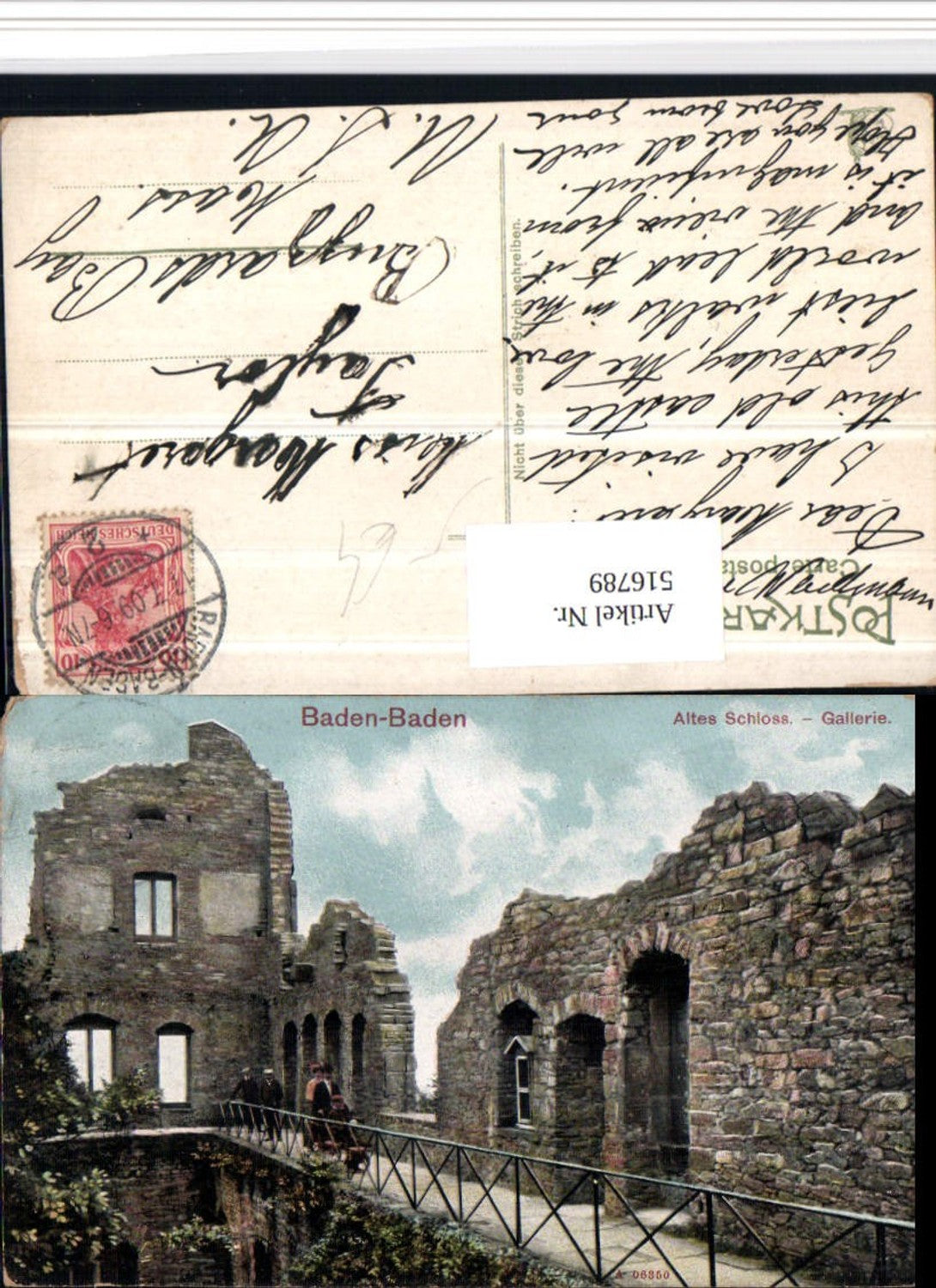 516789,Baden-Baden Altes Schloss Ruine Gallerie