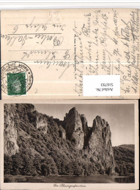 516793,Rheingrafenstein Felsen b. Bad Münster am Stein-Ebernburg