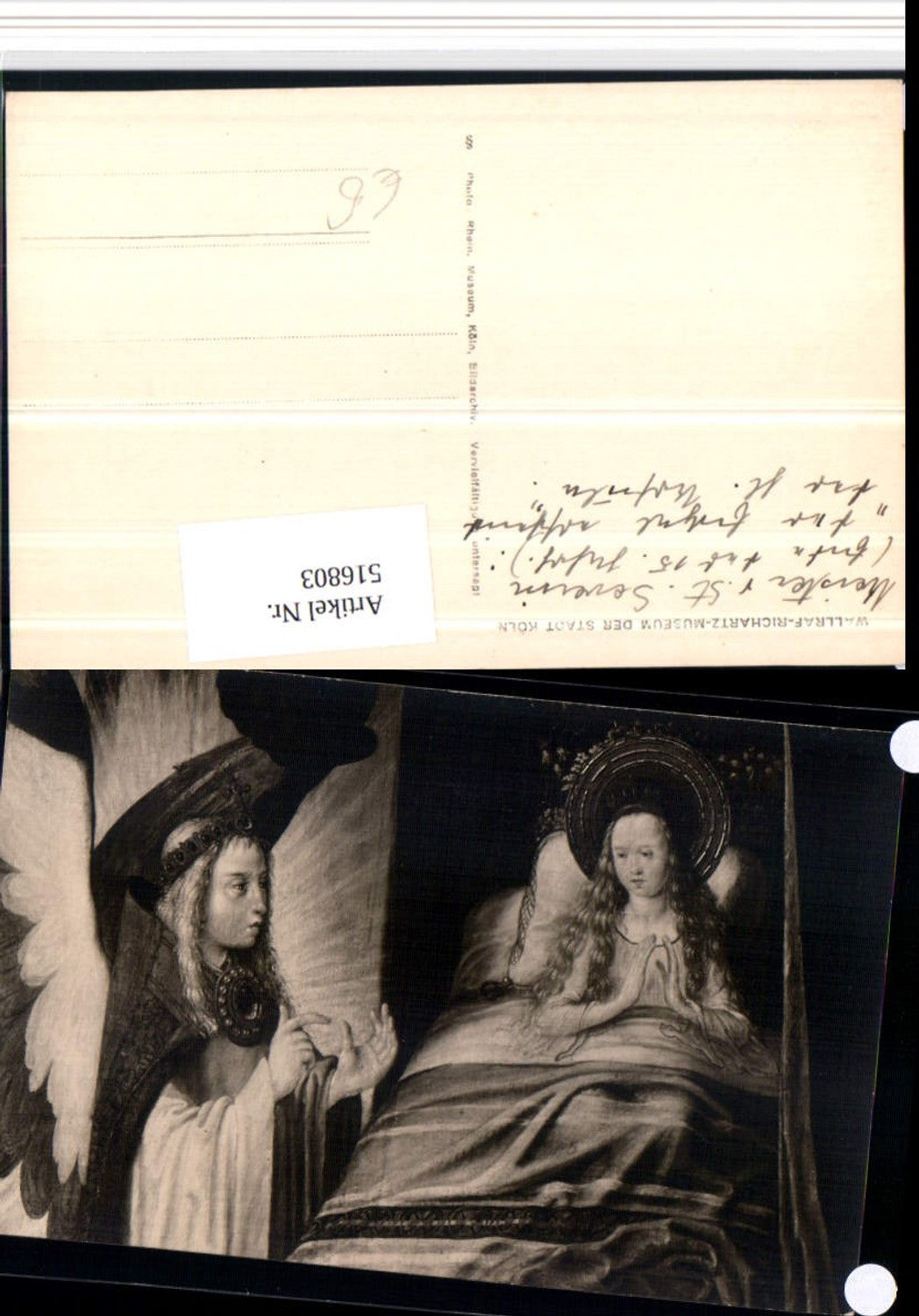 516803,Köln am Rhein Wallraf-Richartz-Museum Gemälde Heilige Engel