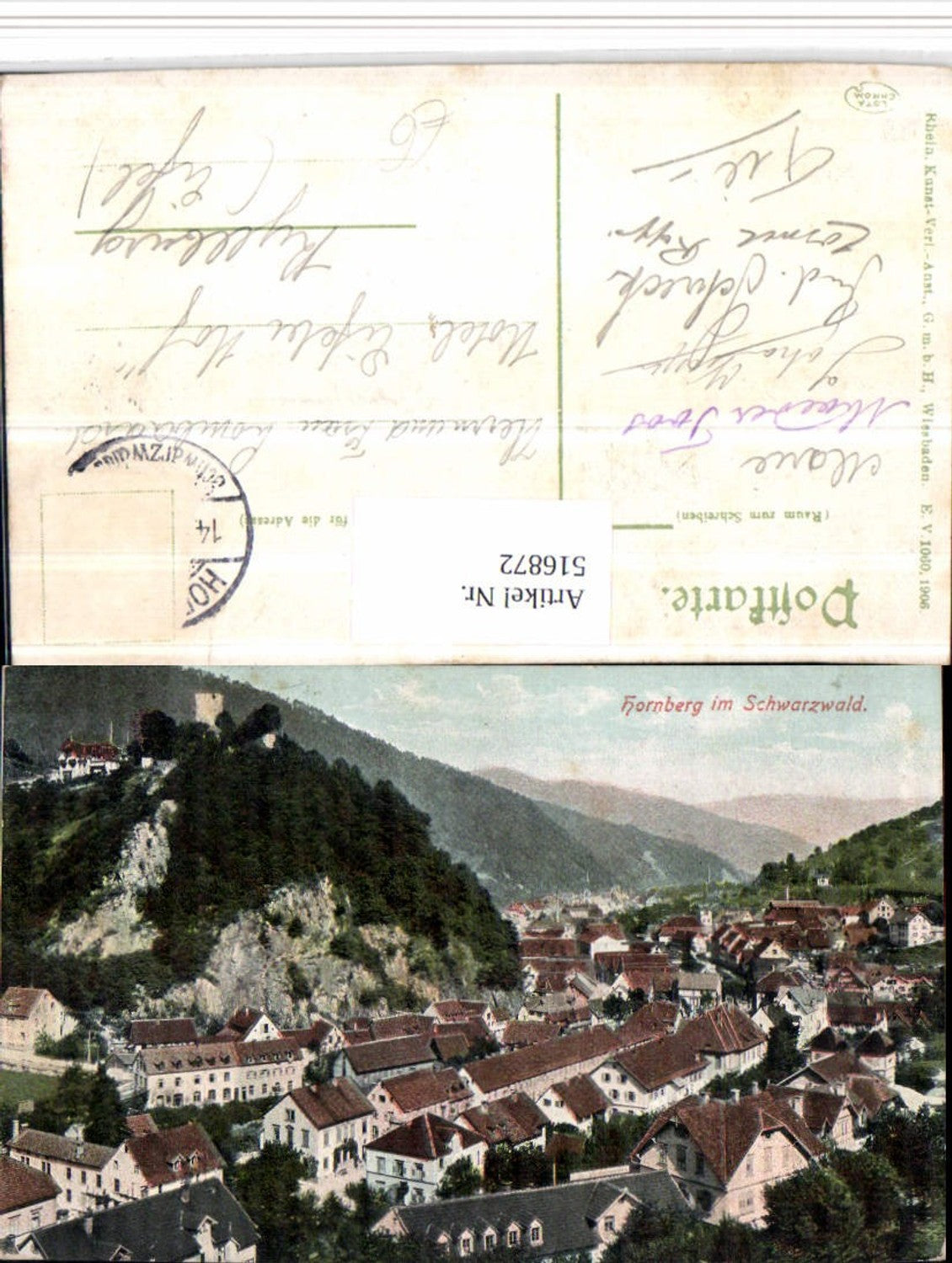 516872,Hornberg im Schwarzwald Totale